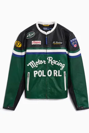 Ralph Lauren F1 Custom Racing Moto Regular met grafisch Leren Jas voor heren Ref. 710970585001 Kleur Maat S