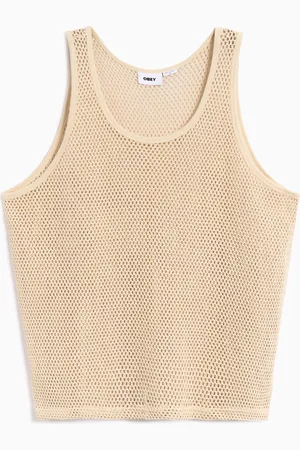 Obey Morro Mesh Regular Tank Top voor heren Ref. 134050062-WOA Kleur Maat S
