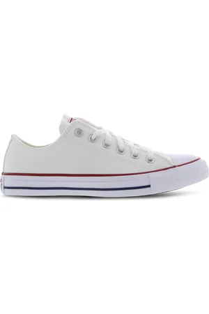 Converse Ctas Ox Heren Schoenen - Wit - Maat: 41 - Canvas - Foot Locker