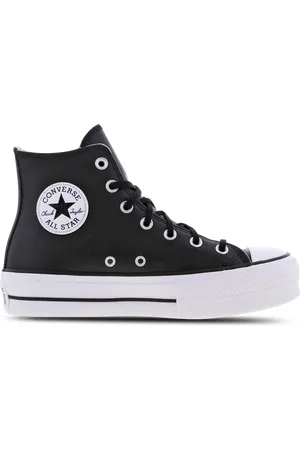 Converse Ctas Lift Platform High Dames Schoenen - Zwart - Maat: 35 - Textil, Synthetisch - Foot Locker