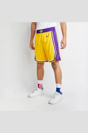 Nike NBA Heren Korte Broeken - Geel - Maat: S - Foot Locker