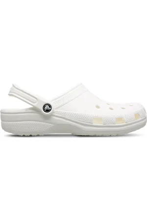 Crocs Classic Heren Slippers en Sandalen - Wit - Maat: 46-47 - Thermoplastische - Foot Locker