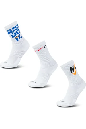 Nike Everyday Cushioned Crew 3 Pack Unisex Sokken - Wit - Maat: 38 - 42 - Foot Locker