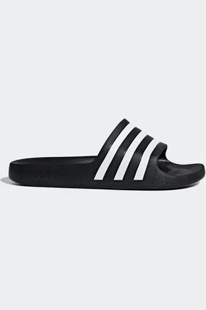 adidas Adilette Dames Slippers en Sandalen - Zwart - Maat: 36 2/3 - Mesh/Synthetisch - Foot Locker