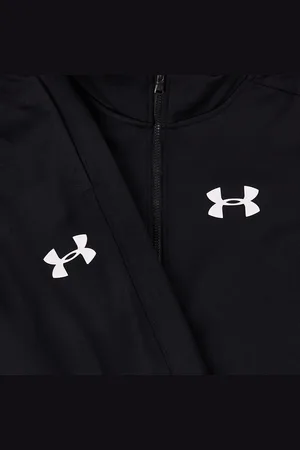 Under Armour Boys Track Unisex Trainingspakken - Zwart - Maat: 127 - 137 CM - Foot Locker