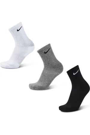 Nike Everyday Cushioned Crew 3 Pack Unisex Sokken - Wit - Maat: 34 - 38 - Foot Locker