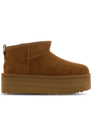 UGG Classic Dames Laarzen - Bruin - Maat: 40 - Leer - Foot Locker