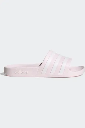 adidas Adilette Dames Slippers en Sandalen - Roze - Maat: 44 2/3 - Mesh/Synthetisch - Foot Locker