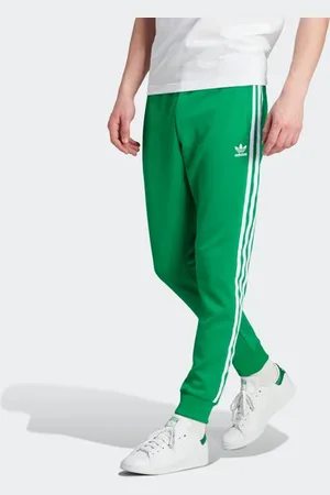 adidas Adicolor Classics+ Sst Heren Broeken - Groen - Maat: XS - Katoen Canvas - Foot Locker