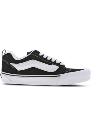 Vans Knu Skool Heren Schoenen - Zwart - Maat: 41 - Canvas - Foot Locker