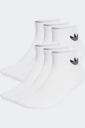 adidas Ankle 6 Pack Unisex Sokken - Wit - Maat: 43-45 - Foot Locker