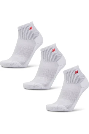 New Balance Quarter 3 Pack Unisex Sokken - Wit - Maat: 35-38 - Foot Locker