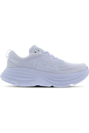 Hoka One One Bondi 8 Dames Schoenen - Wit - Maat: 37 1/3 - Mesh/Synthetisch - Foot Locker