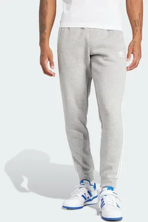 adidas Adicolor 3-stripes Joggers Heren Broeken - Grijs - Maat: XS - Katoen Jersey - Foot Locker