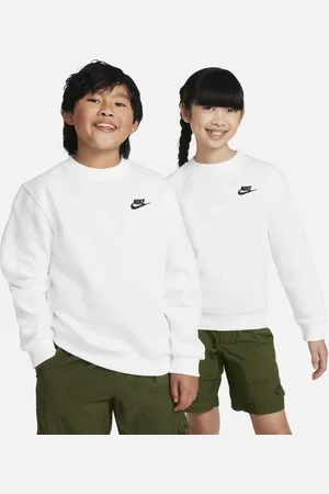 Nike Club Unisex Sweatshirts - Wit - Maat: 122 - 128 CM - Foot Locker