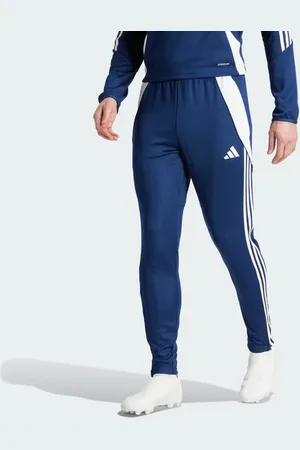 adidas Tiro 24 Training Heren Broeken - Blauw - Maat: S - Katoen Canvas - Foot Locker