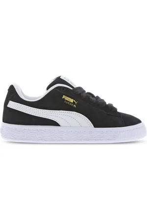 PUMA Suede Unisex Schoenen - Zwart - Maat: 32 - Suède - Foot Locker