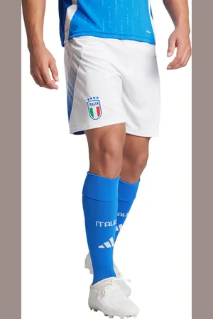 adidas Italy 24 Home Heren Korte Broeken - Wit - Maat: XS - Katoen Canvas - Foot Locker
