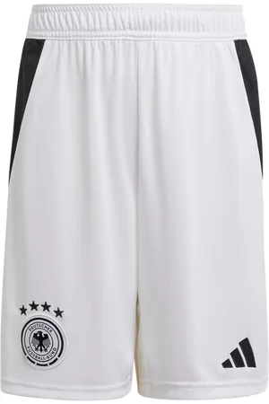 adidas Deutschland Dfb 24 Home Unisex Korte Broeken - Wit - Maat: 159 - 164 CM - Katoen Canvas - Foot Locker