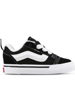 Vans Knu Skool Unisex Schoenen - Zwart - Maat: 20 - Leer - Foot Locker