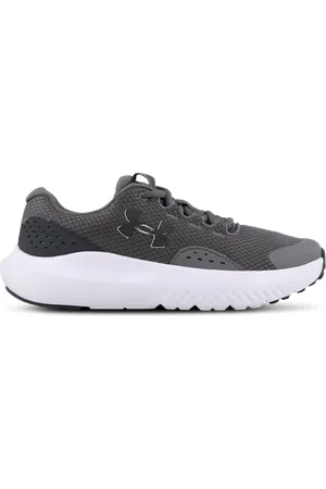 Under Armour Bgs Surge 4 Unisex Schoenen - Grijs - Maat: 36.5 - Mesh/Synthetisch - Foot Locker