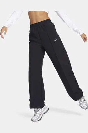 Nike Sportswear Dames Broeken - Zwart - Maat: 34 - Katoen Jersey - Foot Locker