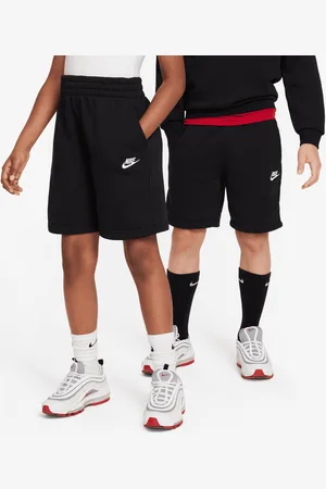 Nike Club Unisex Korte Broeken - Zwart - Maat: 147 - 158 CM - Foot Locker