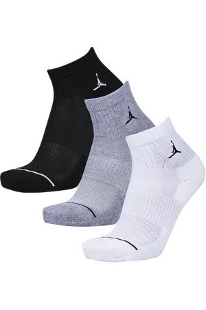 Jordan Everyday Cushioned Ankle 3 Pack Unisex Sokken - Wit - Maat: 39 - 42 - Foot Locker