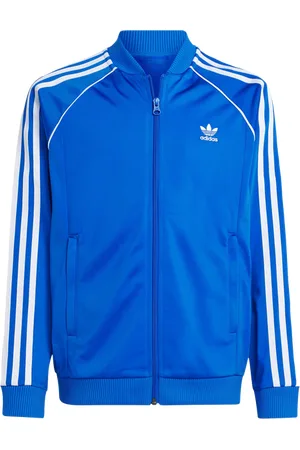 adidas Superstar Unisex Trainingspakken - Blauw - Maat: 135 - 140 CM - Katoen Canvas - Foot Locker