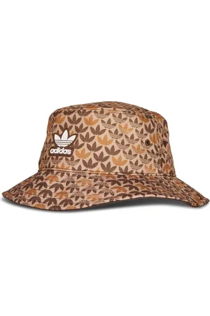 adidas Bucket Hat Unisex Petten - Bruin - Maat: 40-42 - Katoen - Foot Locker