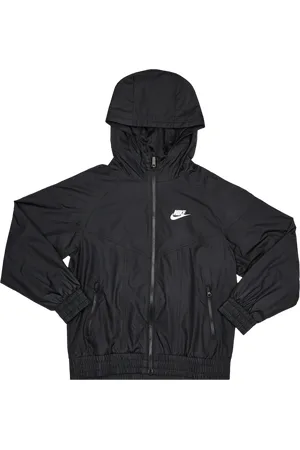 Nike Repellent Windrunner Unisex Jassen - Zwart - Maat: 137 - 147 CM - Foot Locker