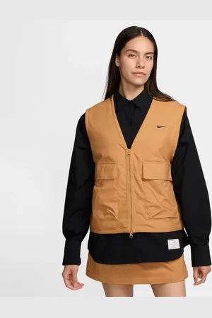 Nike Essential Loose Cargo Dames Jassen - Geel - Maat: XS - Poly Woven - Foot Locker