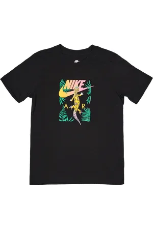 Nike Gecko Unisex T-shirts - Zwart - Maat: 122 - 128 CM - Foot Locker