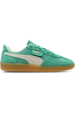 PUMA Palermo Dames Schoenen - Groen - Maat: 37 - Suède - Foot Locker