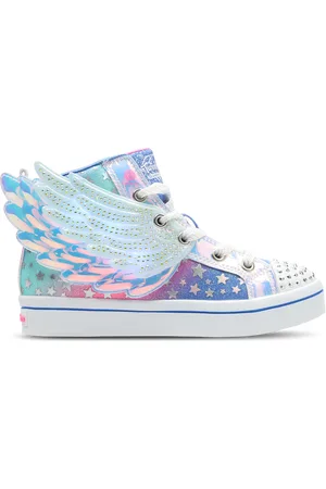 Skechers Twi-lites 2.0 Unisex Schoenen - Blauw - Maat: 32.5 - Synthetisch - Foot Locker