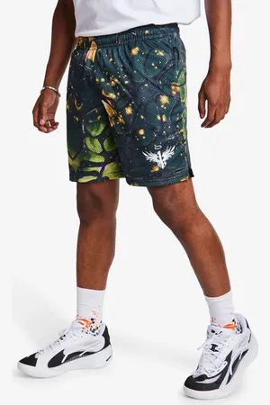 PUMA Melo Heren Korte Broeken - Zwart - Maat: S - Poly Mesh - Foot Locker