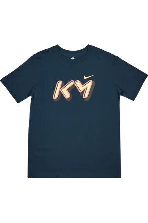 Nike Mbappe Unisex T-shirts - Blauw - Maat: 128 - 137 CM - Foot Locker
