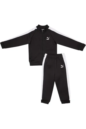 PUMA Minicats T7 Iconic Unisex Trainingspakken - Zwart - Maat: 65 - 70 CM - Foot Locker
