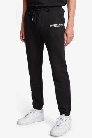 Project X Paris Members Club Heren Broeken - Zwart - Maat: XL - Katoen Fleece - Foot Locker