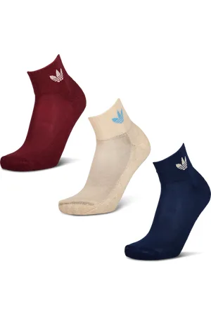 adidas Ankle 3 Pack Unisex Sokken - Marron - Maat: 34-36 - Katoen - Foot Locker
