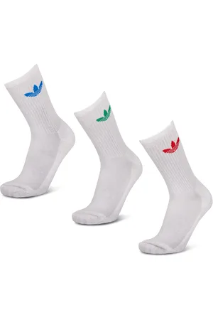 adidas Mid Cut Crew 3 Pack Unisex Sokken - Blauw - Maat: 34-36 - Foot Locker
