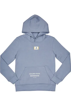Jordan Flight Unisex Hoodies - Blauw - Maat: 128 - 137 CM - Katoen Fleece - Foot Locker