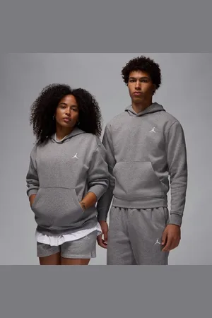 Jordan Brooklyn Heren Hoodies - Grijs - Maat: XS - Foot Locker