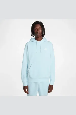 Nike Club Heren Hoodies - Blauw - Maat: S - Foot Locker