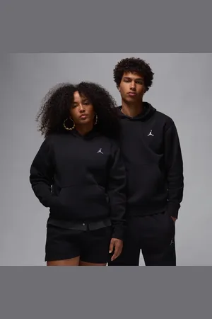 Jordan Brooklyn Heren Hoodies - Zwart - Maat: S - Foot Locker