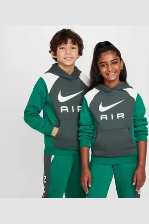 Nike Air Unisex Hoodies - Groen - Maat: 147 - 158 CM - Foot Locker