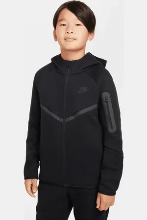 Nike Tech Fleece Unisex Hoodies - Zwart - Maat: 122 - 128 CM - Foot Locker
