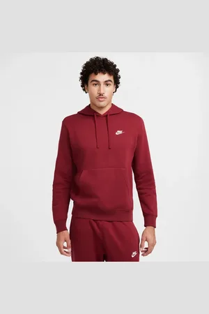 Nike Club Heren Hoodies - Rood - Maat: S - Foot Locker