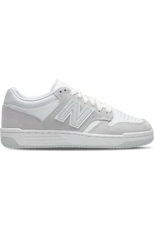 New Balance 480 Unisex Schoenen - Grijs - Maat: 38.5 - Leer - Foot Locker
