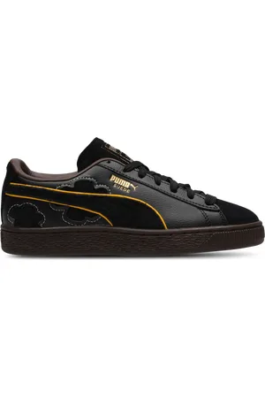 PUMA Suede Unisex Schoenen - Zwart - Maat: 36 - Suède - Foot Locker